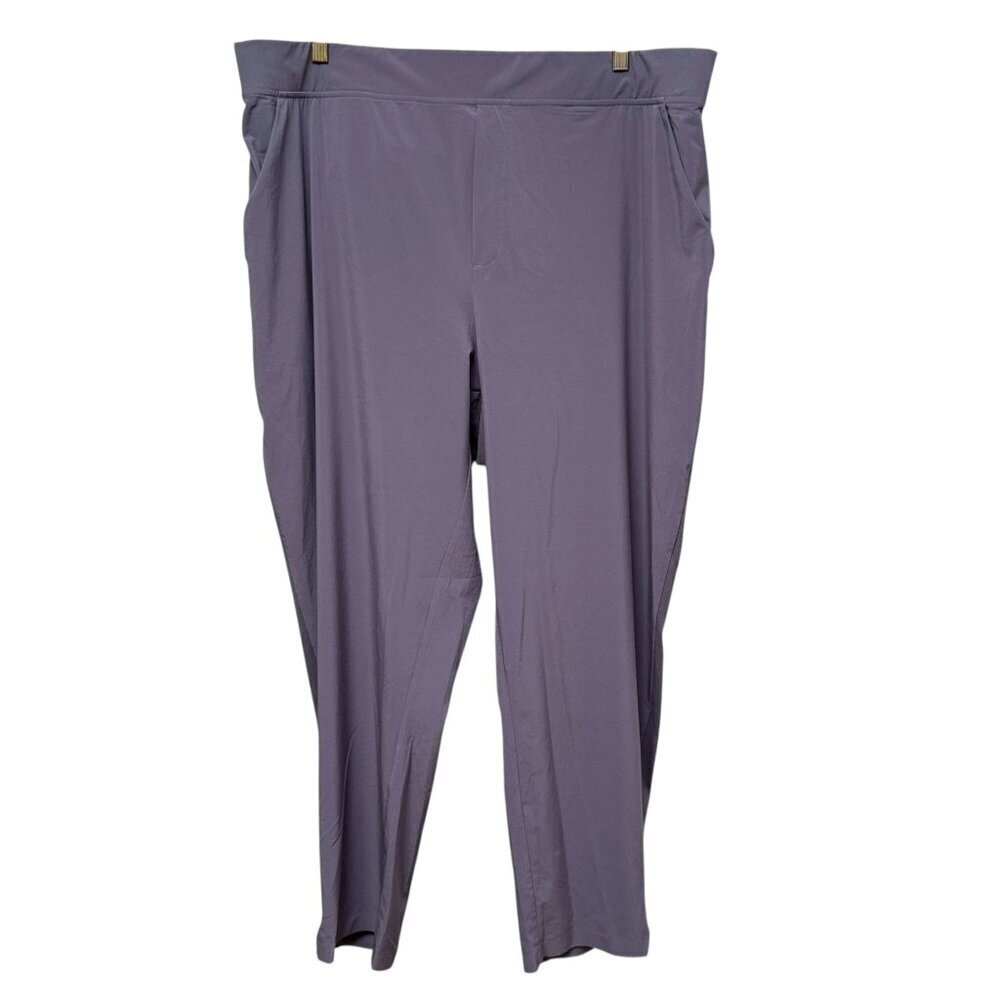 ATHLETA Pants Plus Size 22 Purple Stretch Track Pants Womens Sportswear
